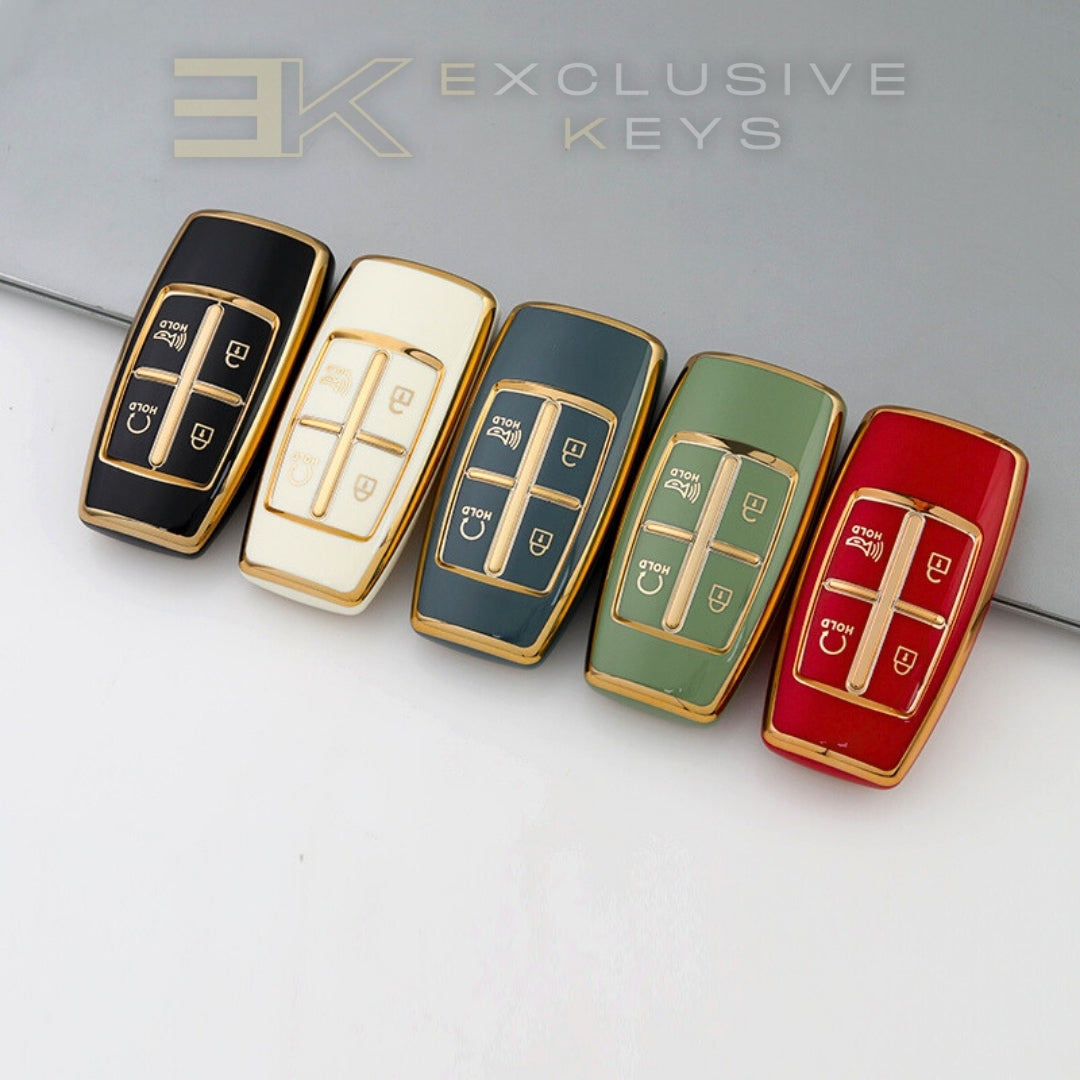 Genesis 4-Button Etui na klucz – Remote Start Top Right / Panic (Horn) Bottom Right