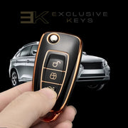 Hülle für Ford Focus 2, 3, C-Max, S-Max, Fiesta, Mondeo, Kuga, Ecosport, Ranger, Escape und Galaxy