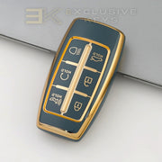 Genesis 6-Botón Key Fob Cover – Panic & Remote Start Version
