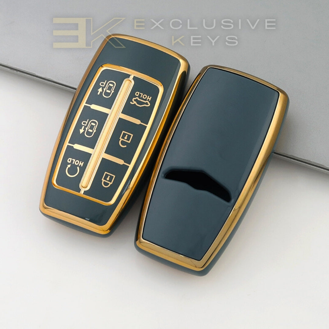 Genesis 6-Taste Key Fob Cover – Remote Start & Parking Assist Version