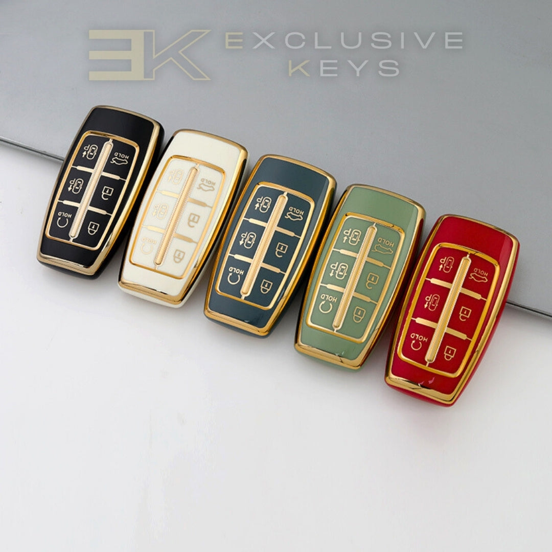 Genesis 6-Taste Key Fob Cover – Remote Start & Parking Assist Version
