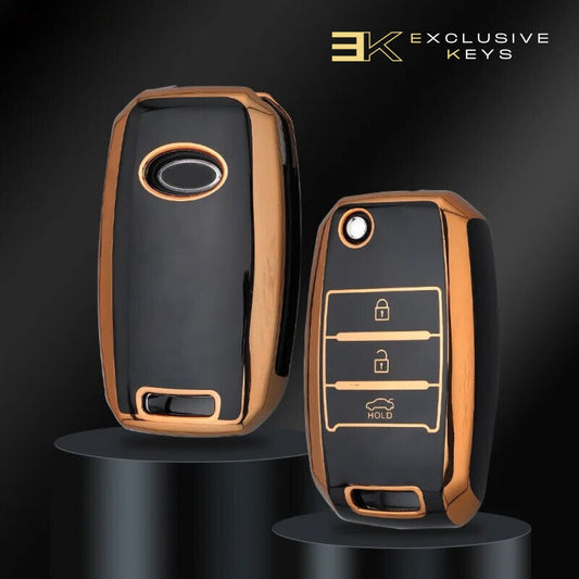 Case for KIA Rio, Carens, Ceed, Sorento, Sportage, Soul, Picanto, Optima, Forte, Stinger, Cerato (3 Buttons)