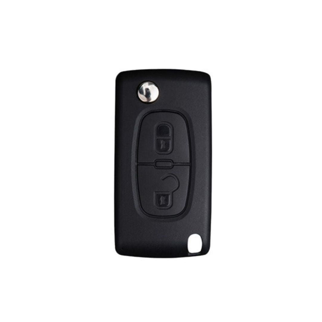 Cover voor Peugeot 107, 207, 307, 308, 407, 607, 3008, 5008 (2 Buttons)