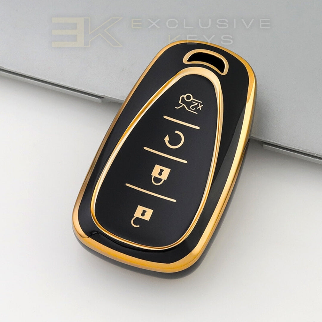 Chevrolet Smart sleutelcover – 4 knoppen (Remote Start + Trunk x2)