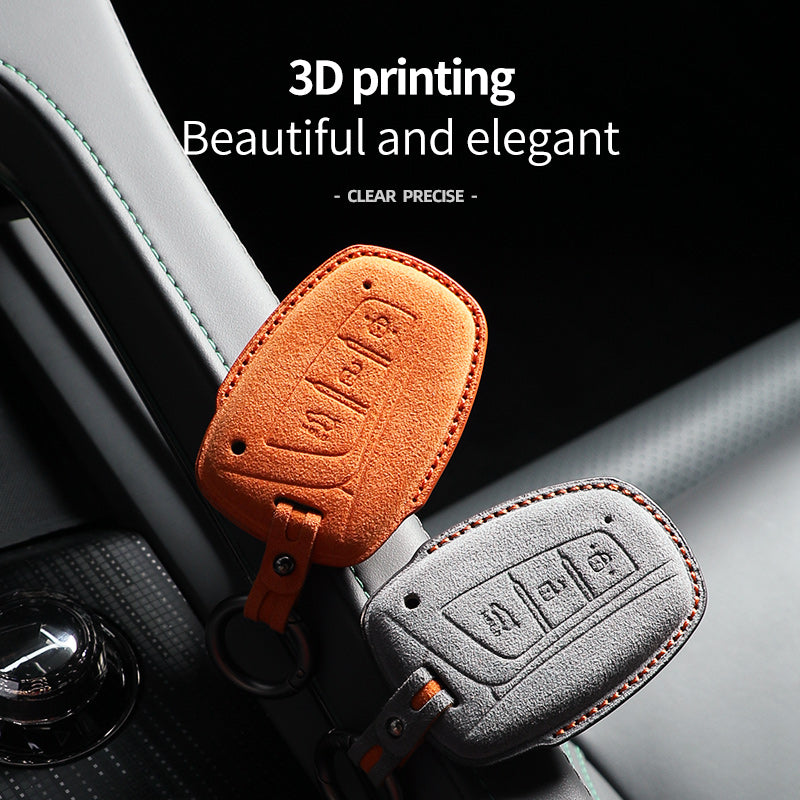 Hyundai & Genesis Key Fob Cover — Official Alcántara® | Kona, Venue, GV70 & More
