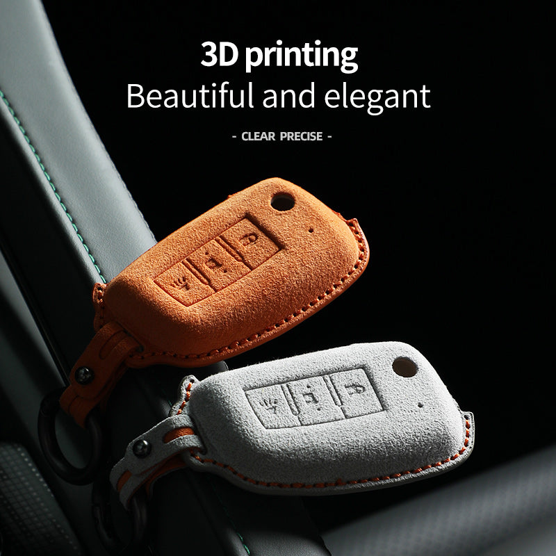 Nissan Key Fob Cover — Official Alcántara® | Versa, Almera, Micra & More