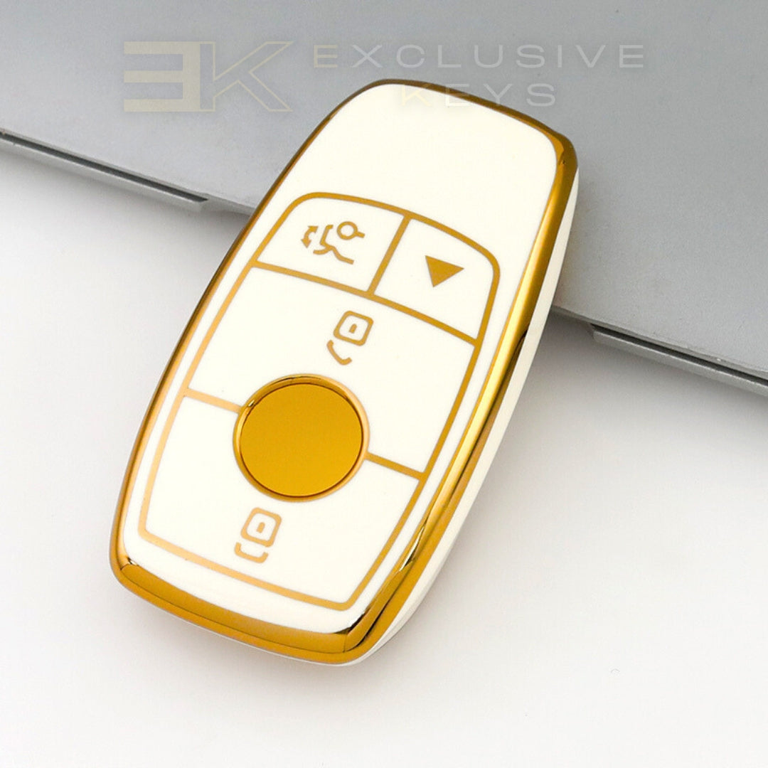 غطاء مفتاح Mercedes Benz A, B, C, E, S, G,  GLC, CLE, CLA Class (AMG) (4 Buttons)
