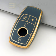 غطاء مفتاح Mercedes Benz A, B, C, E, S, G,  GLC, CLE, CLA Class (AMG) (4 Buttons)