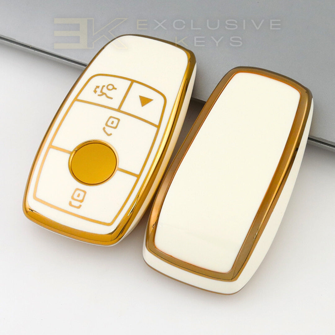 غطاء مفتاح Mercedes Benz A, B, C, E, S, G,  GLC, CLE, CLA Class (AMG) (4 Buttons)