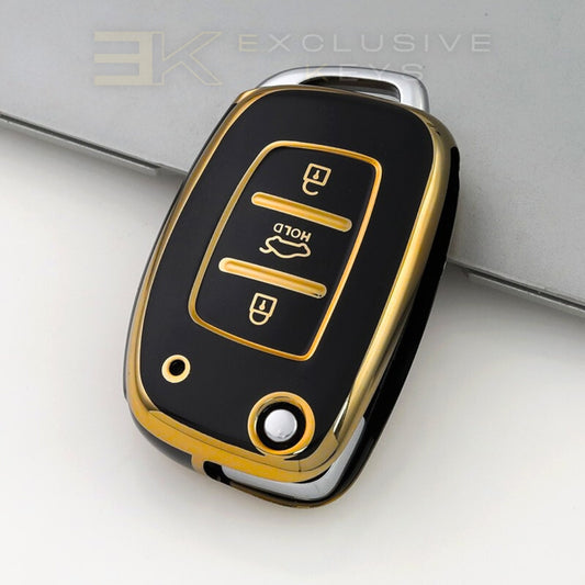 Hyundai Housse de clé – 3 boutons (Trunk HOLD – Middle Button)