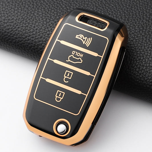 Case for KIA Rio, Carens, Ceed, Sorento, Sportage, Soul, Picanto, Optima, Forte, Stinger, Cerato (4 Buttons)