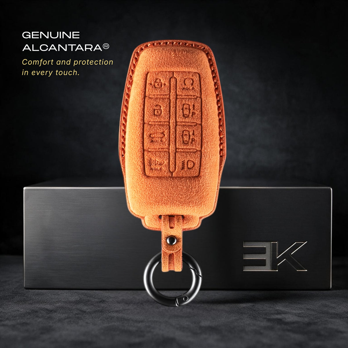 Genesis Key Fob Cover — Official Alcántara® | GV80, G80, GV70, G70 & More