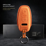 Audi Key Fob Cover — Official Alcántara® | A6, A7, Q7, Q8 & More