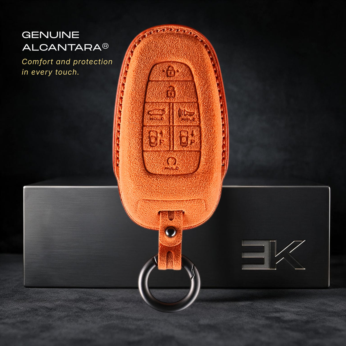 Hyundai Key Fob Cover — Official Alcántara® | Palisade, Santa Fe, Tucson & More