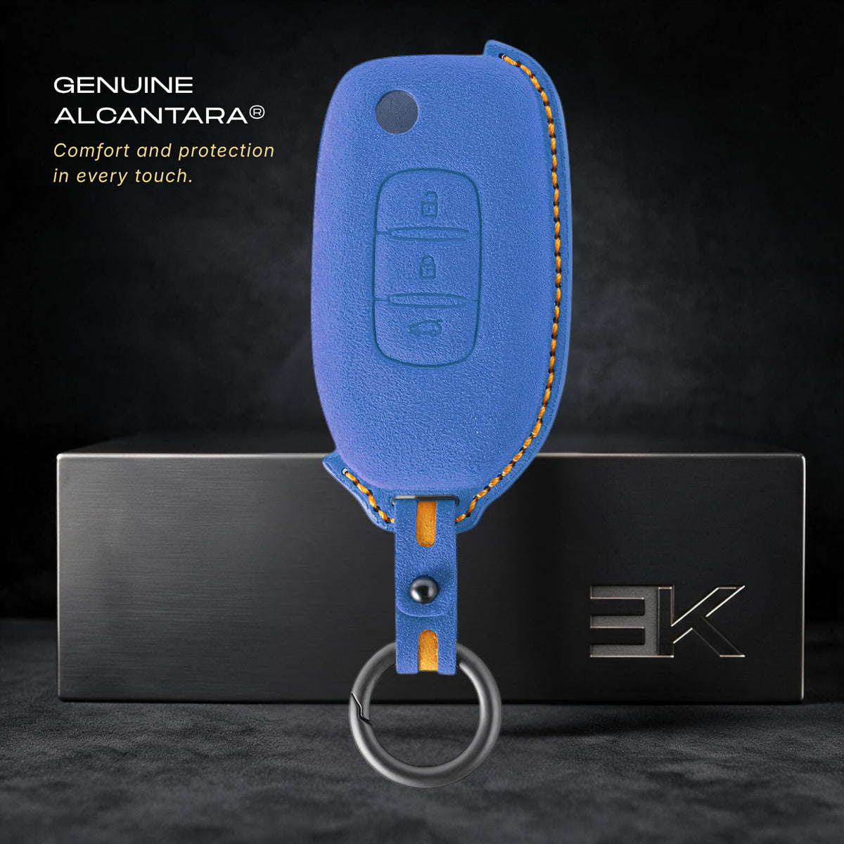 Renault Key Fob Cover — Official Alcántara® | Zoe, Megane E-Tech, Master & More