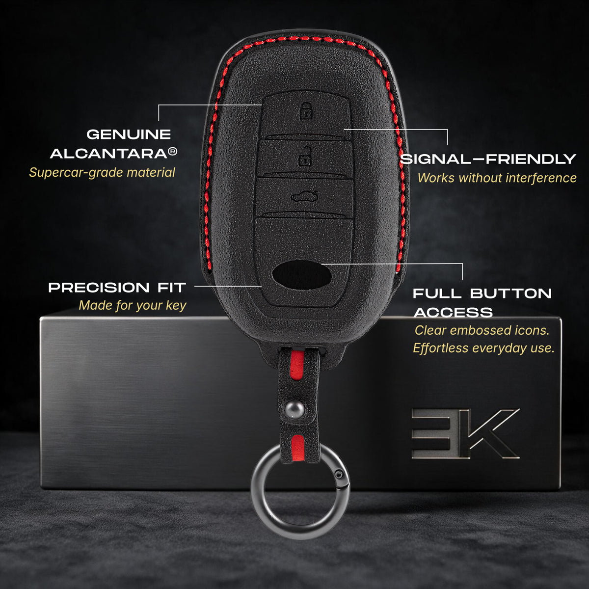 Toyota Key Fob Cover — Official Alcántara® | Yaris Cross, Corolla Cross & More