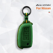 Nissan Key Fob Cover — Official Alcántara® | Versa, Almera, Micra & More