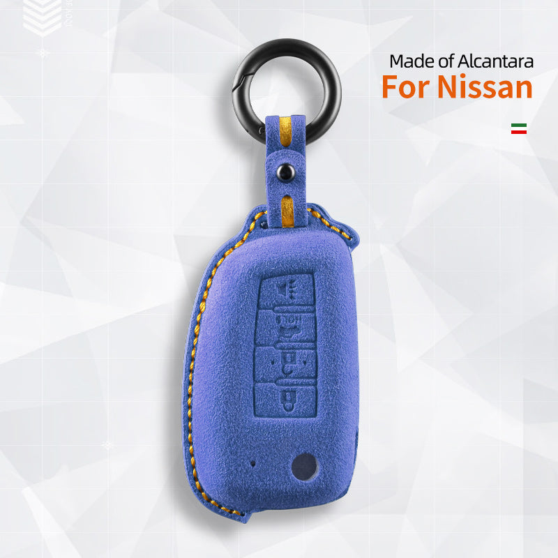 Nissan Key Fob Cover — Official Alcántara® | Pulsar, Primera, Cedric & More