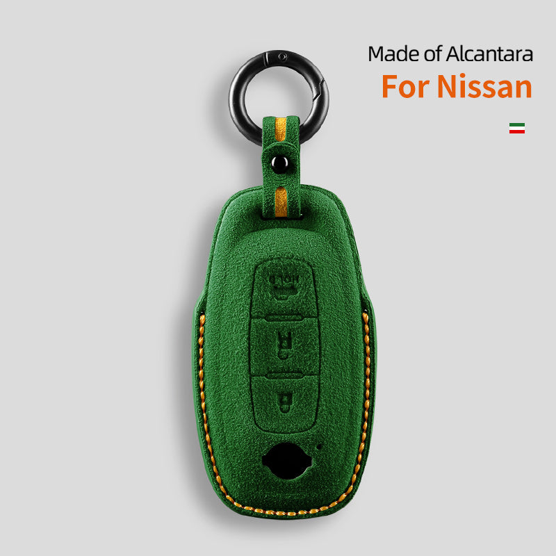 Nissan Key Fob Cover — Official Alcántara® | Terra, Ariya, Leaf & More