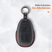 Alfa Romeo Anahtar Kılıfı — Resmi Alcántara® | Giulia, Stelvio, Tonale & More