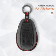 Alfa Romeo Anahtar Kılıfı — Resmi Alcántara® | Giulietta, Tonale, 4C & More