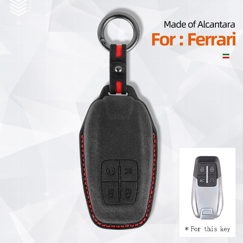 غطاء مفتاح Ferrari — الكانتارا® الرسمي | 488, SF90, F8 Tributo & More