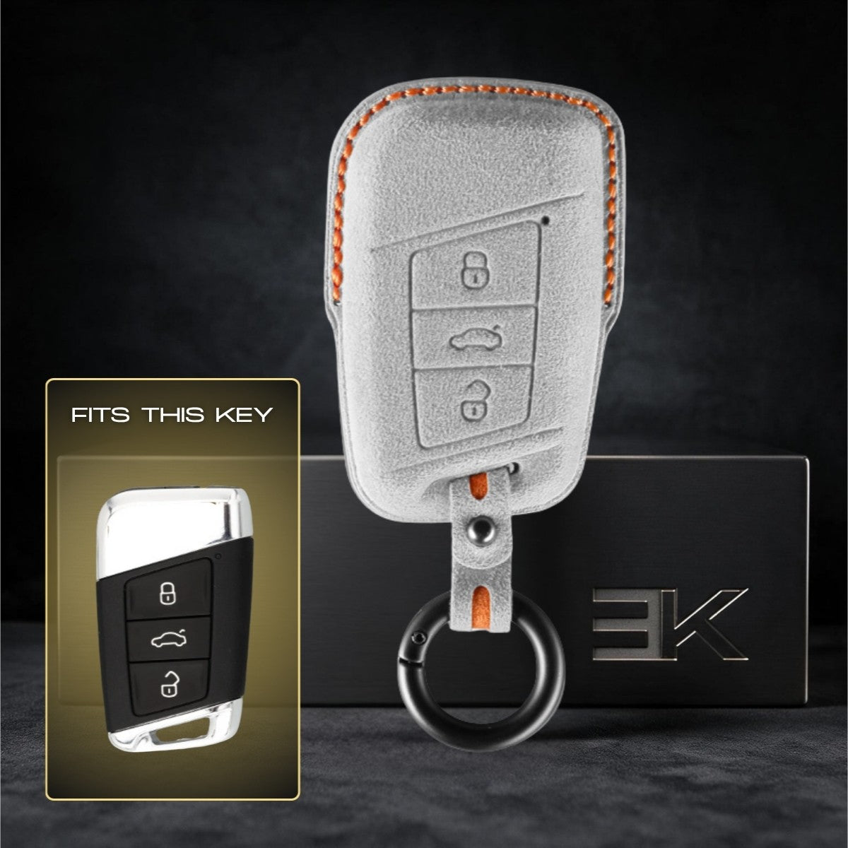 Volkswagen, Skoda & SEAT Key Fob Cover — Official Alcántara® | Touareg, Karoq, Tarraco & More