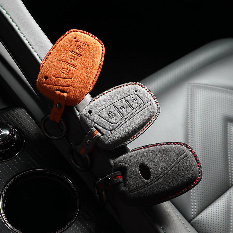 Hyundai & Genesis Key Fob Cover — Official Alcántara® | Kona, Venue, GV70 & More