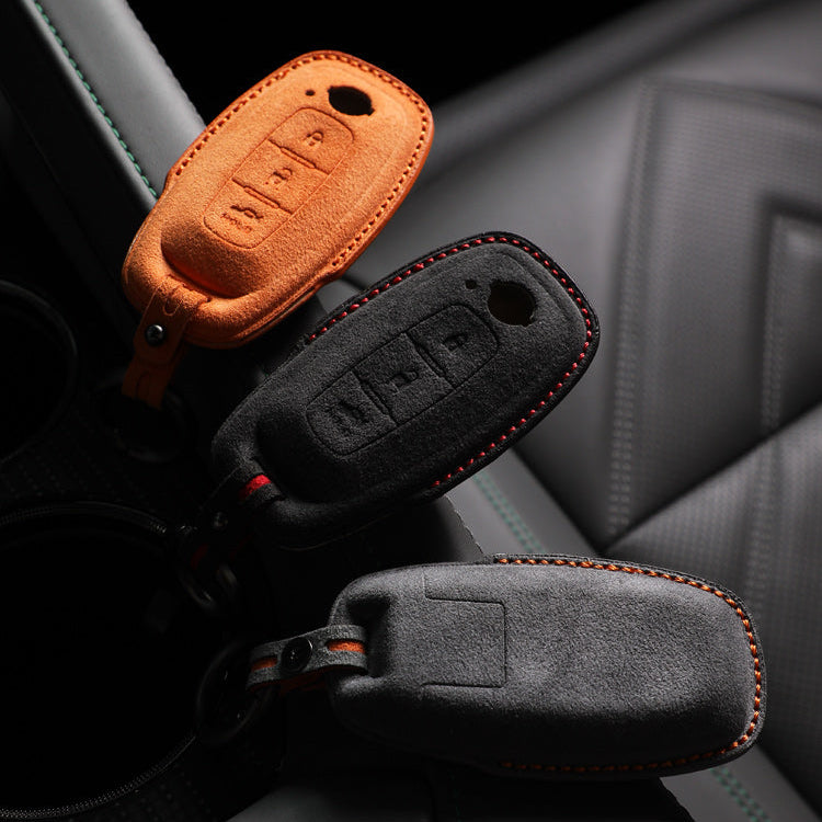Nissan Key Fob Cover — Official Alcántara® | Terra, Ariya, Leaf & More