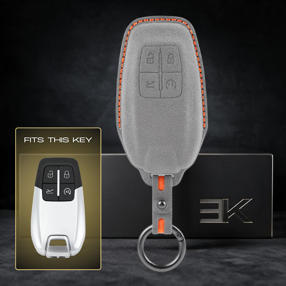 Ferrari Key Fob Cover — Official Alcántara® | 488, SF90, F8 Tributo & More