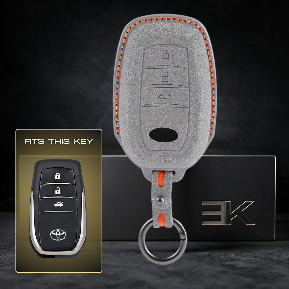 Toyota Key Fob Cover — Official Alcántara® | Yaris Cross, Corolla Cross & More