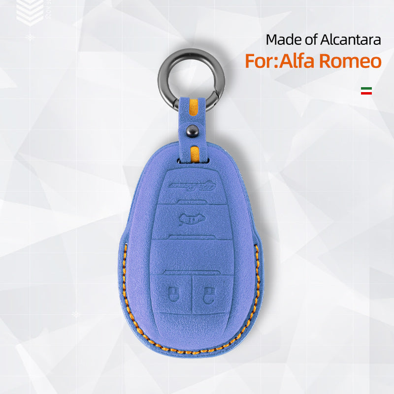 Alfa Romeo Anahtar Kılıfı — Resmi Alcántara® | Giulia, Stelvio, Tonale & More