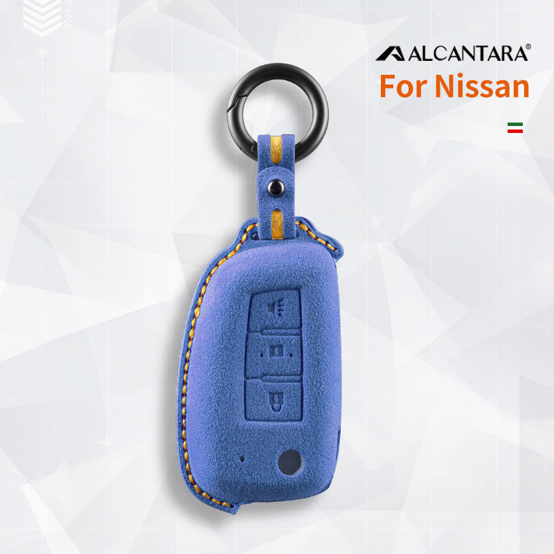Nissan Key Fob Cover — Official Alcántara® | Versa, Almera, Micra & More