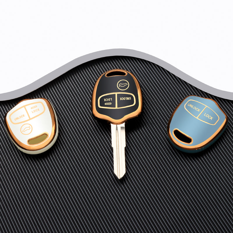 Étui pour Mitsubishi Evolution, Lancer, EX, Grandis, Outlander, Triton, Pajero, ASX (2 Buttons)