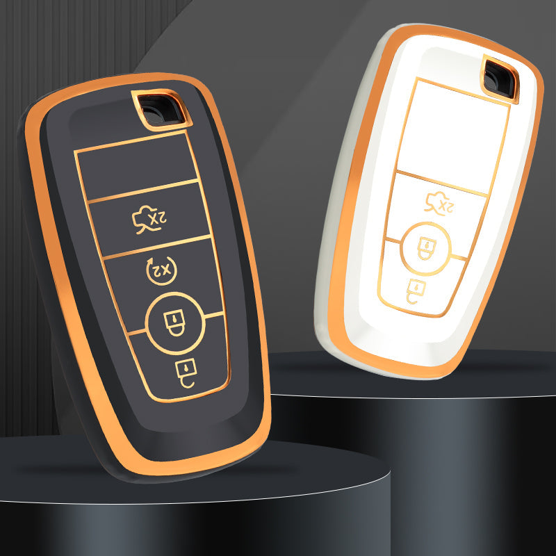 Funda para Ford Edge, Fusion, Mustang, Explorer, F150, F250, F350, Ecosport (4 botones)