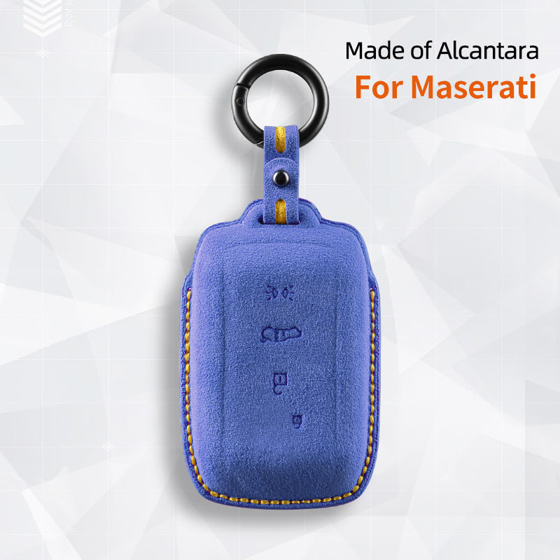 غطاء مفتاح Maserati — الكانتارا® الرسمي | Ghibli, Levante, Quattroporte & More