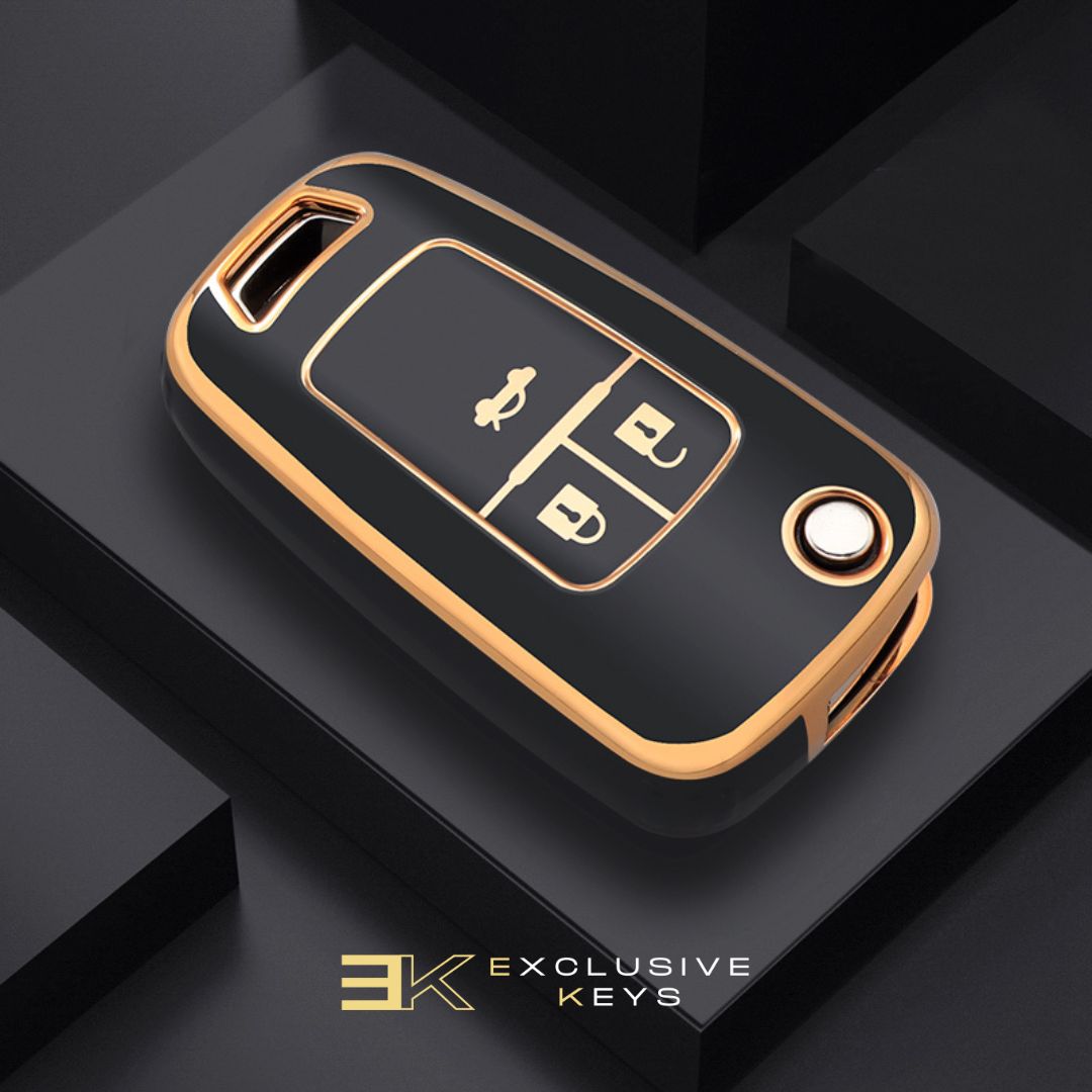 غطاء مفتاح Chevrolet Cruze, Aveo, Trax, Sail, Malibu y Captiva (3 buttons)
