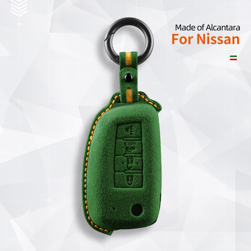 Nissan Key Fob Cover — Official Alcántara® | Pulsar, Primera, Cedric & More
