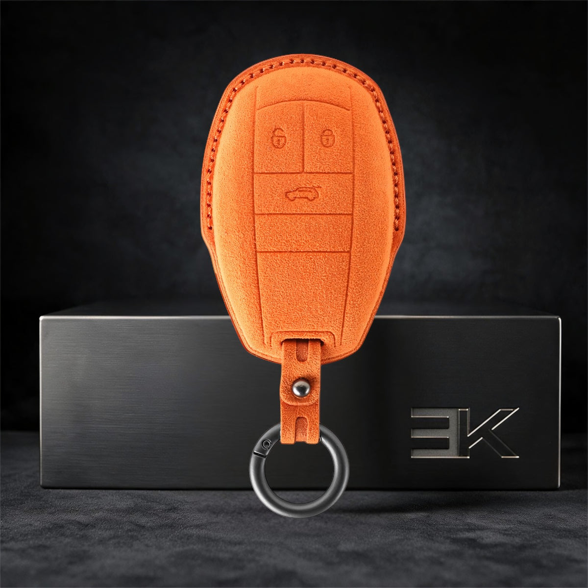 Bentley Key Fob Cover — Official Alcántara® | Bentayga, Mulsanne & More (3 Buttons)