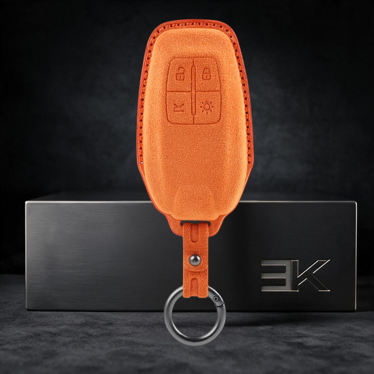 Ferrari Sleutelhoes — Officieel Alcántara® | Roma, Portofino, 296 GTB & More