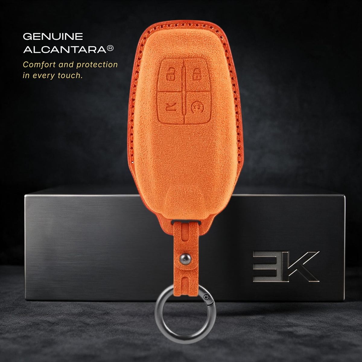 Ferrari Key Fob Cover — Official Alcántara® | 488, SF90, F8 Tributo & More