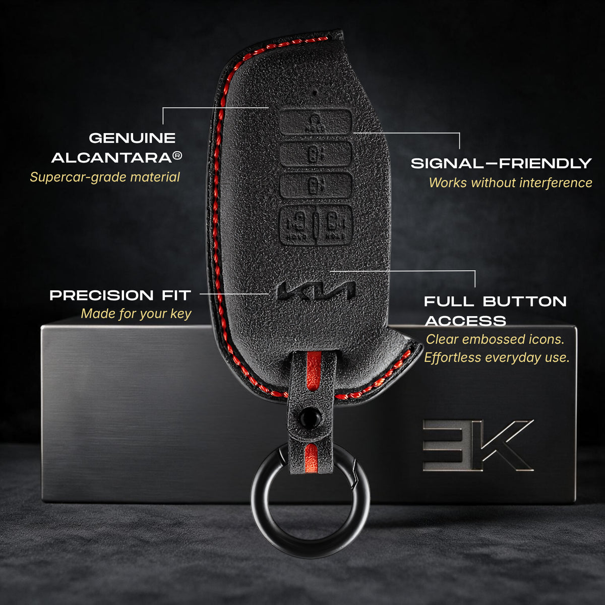 Custodia Kia — Alcántara® Ufficiale | EV9, EV6 GT, EV3 & More
