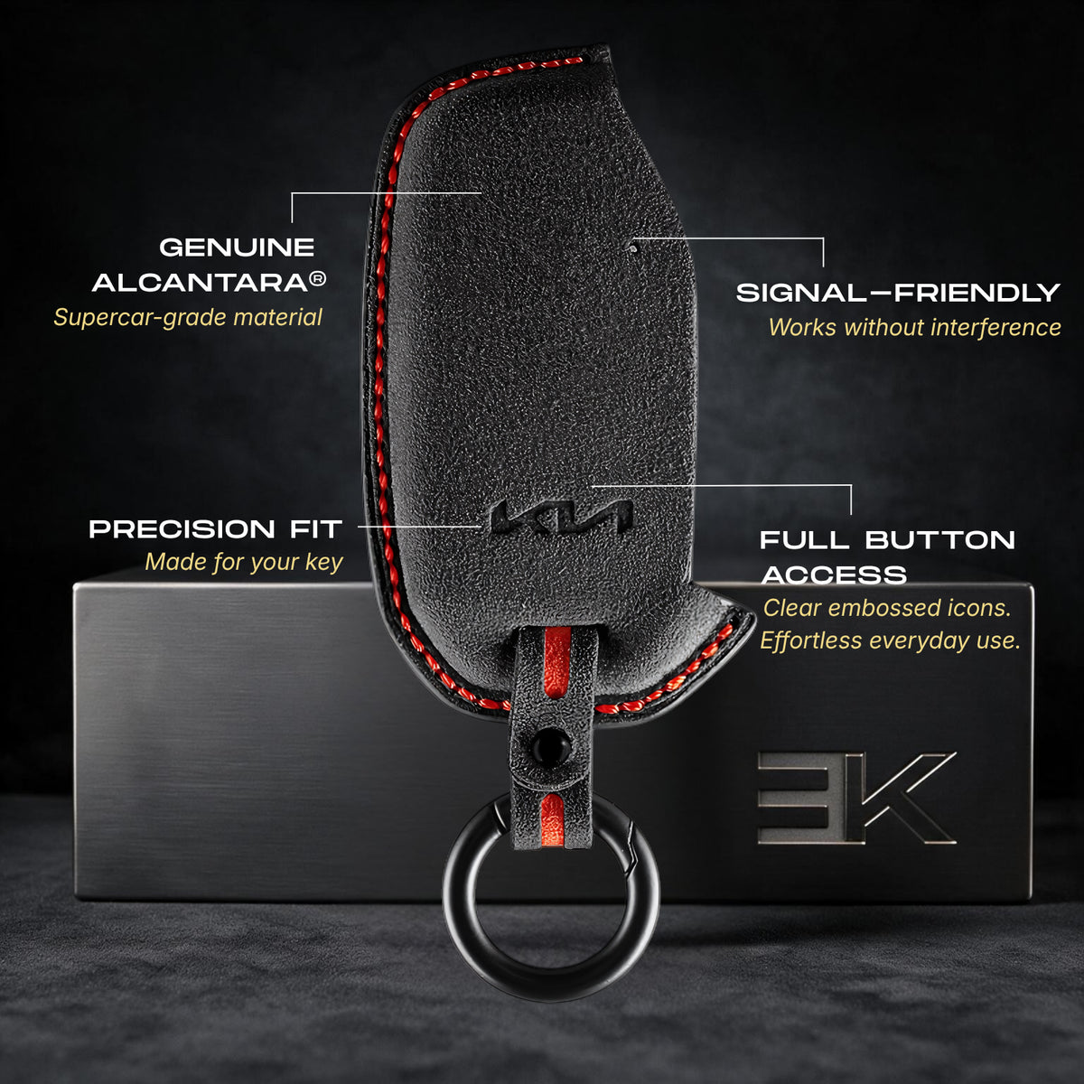 Etui Kia — Oficjalna Alcántara® | K8, K5, K3 & More