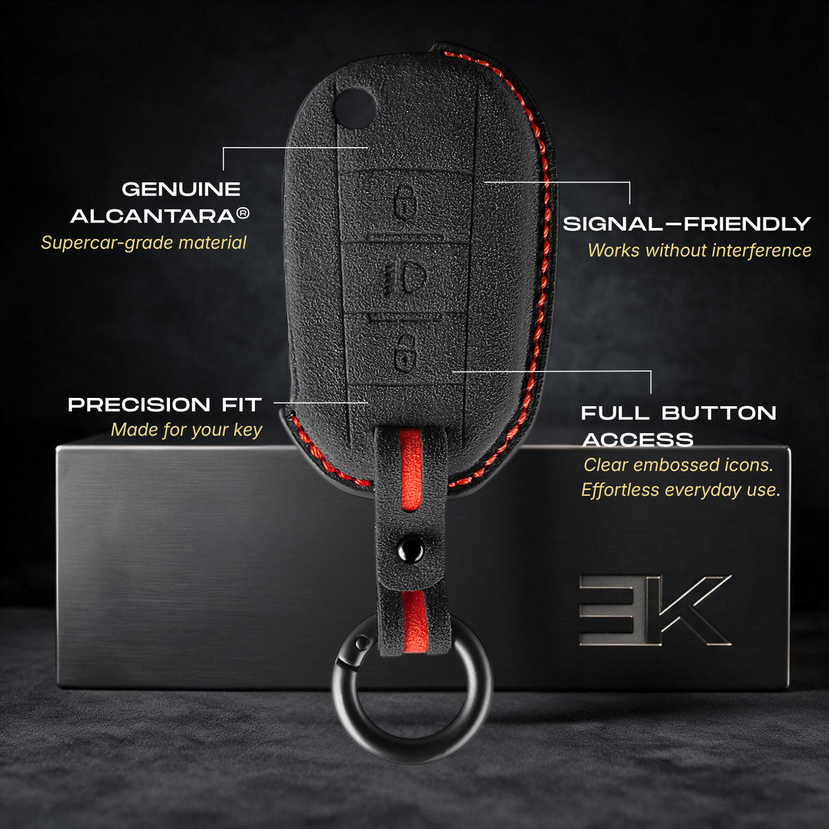 غطاء مفتاح Peugeot — الكانتارا® الرسمي | 408, 508, Rifter & More