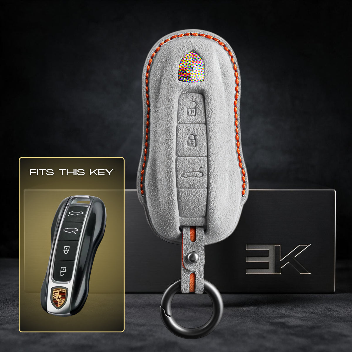 Porsche Sleutelhoes — Officieel Alcántara® | 911, Cayenne, Macan & More
