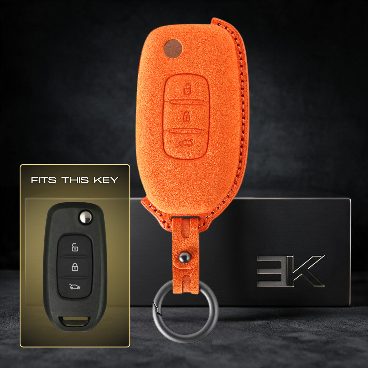 Renault Key Fob Cover — Official Alcántara® | Zoe, Megane E-Tech, Master & More