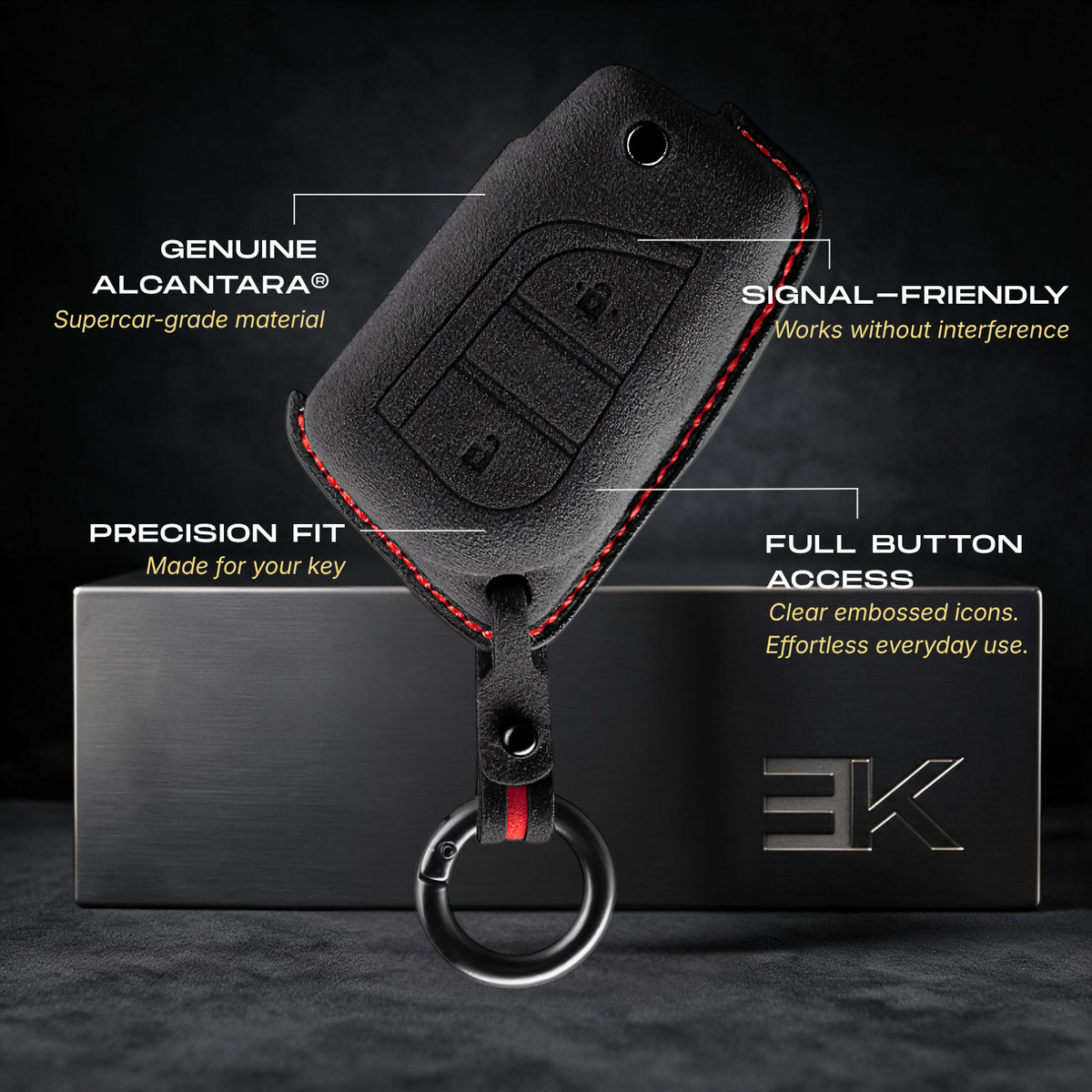 Toyota Sleutelhoes — Officieel Alcántara® | Avalon, Camry Hybrid, RAV4 Hybrid & More