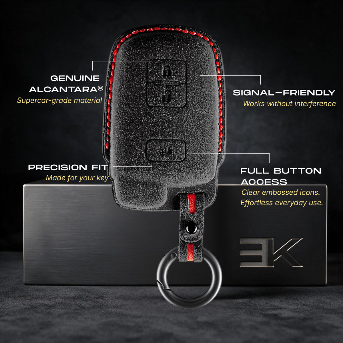 Toyota Key Fob Cover — Official Alcántara® | Probox, Roomy, Tank & More