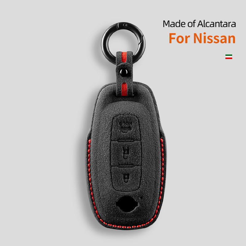 Nissan Key Fob Cover — Official Alcántara® | Terra, Ariya, Leaf & More