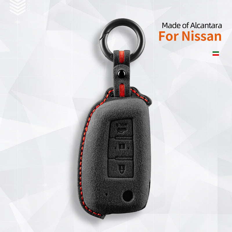 Nissan Sleutelhoes — Officieel Alcántara® | Armada, Titan, NV & More